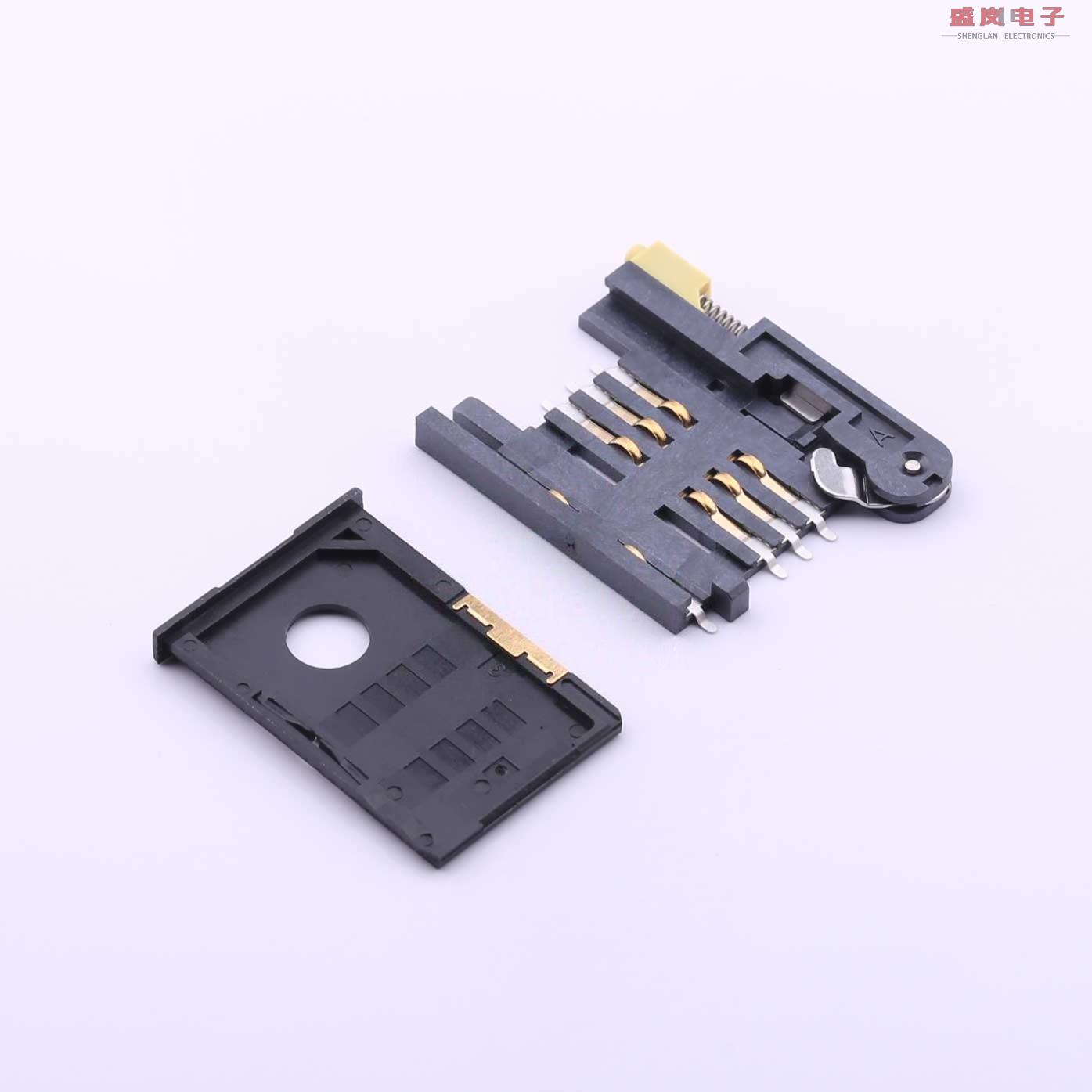 原装正品SIM-021[SD/SIM/TF卡插座 SMD,31x25mm 12VD