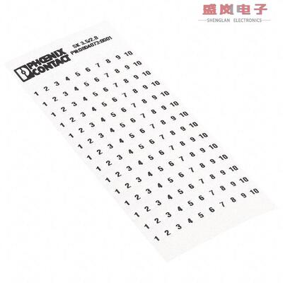 原装正品0804073:0001[ADHESIVE MARKER CARD 1-10]