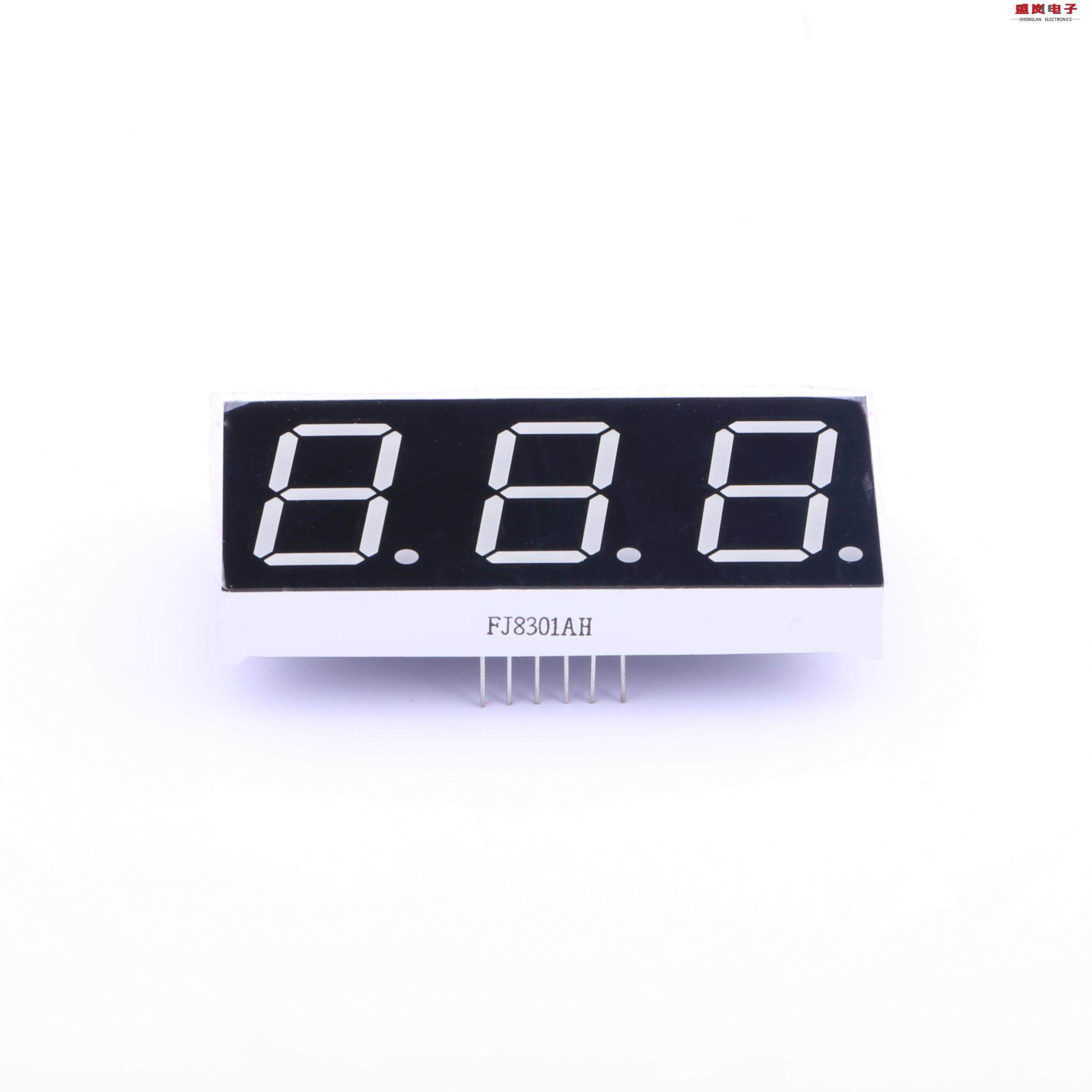 FJ8301AH[0.8英寸，三位，红色,共阴数码管]怎么样,好用不?