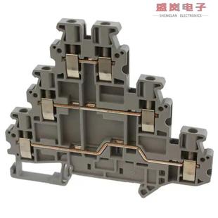 FEED 3214259 26AWG THRU BLK TERM CONN 正品 原装