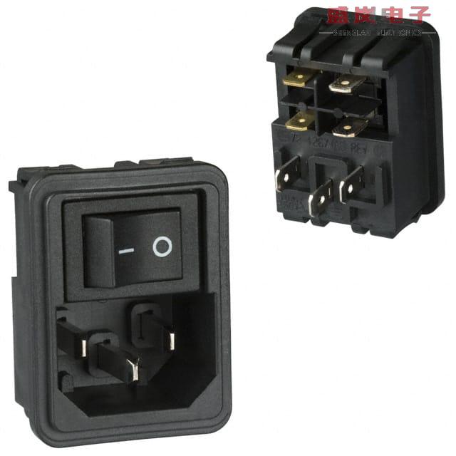 原装正品1609112-8[PWR ENT MOD RCPT IEC320-C14 PNL]