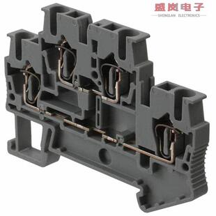 FEED 3031270 28AWG THRU BLK TERM CONN 正品 原装