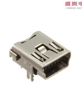 原装正品2172034-1[CONN RCPT USB2.0 MINI B 5P R/A]