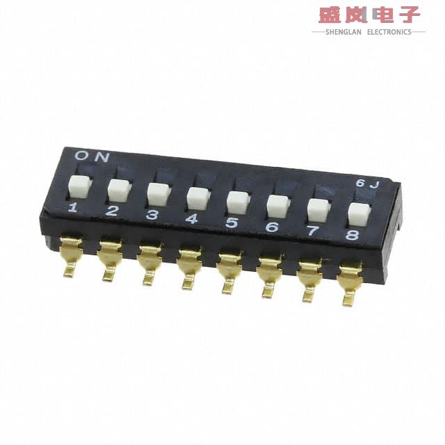 原装正品CFS-0802TB[SWITCH DIP 8POS SPST 100MA 6V]