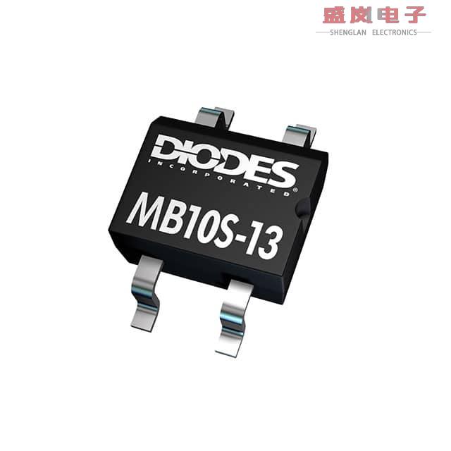 原装正品MB10S-13[BRIDGE RECT 1PHASE 1KV 800MA MBS]