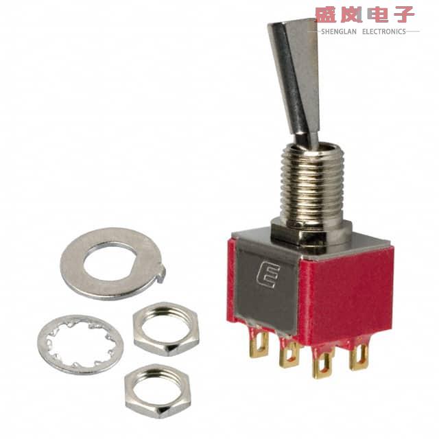 原装正品100DP1T6B11M1REH[SWITCH TOGGLE DPDT 0.4VA 20V]