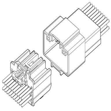 原装正品20MSA-PB-1A-A-K[汽车 20 POS RECPT]