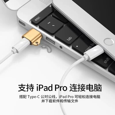 usb转typec转接头PD快充数据线USB-C转换器充电宝适用于iPhone15