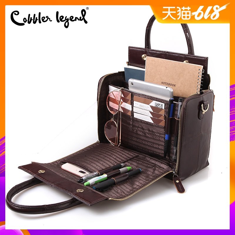 2020新款潮流行真皮女包包大容量化妆包多功能手提包单肩斜挎夏季