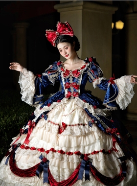 【现货掉落】【迷境白雪】西瓜气泡水原创设计lolita少女op连衣裙