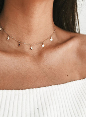 钛钢饰品批发不锈钢项链简约百搭