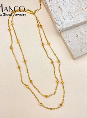 eManco多层项链ins冷淡风高级感