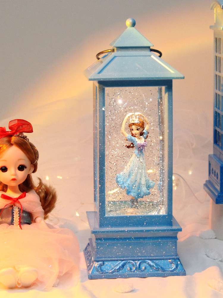 뮤직 박스 크리스탈 볼 발렌타인 데이 어린이 소녀 어린 소녀의 생일 선물 엘사 댄스 발레 뮤직 박스