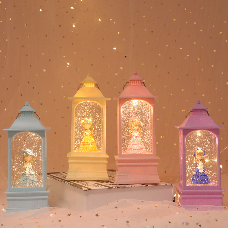 音乐盒发光雪花水晶球跳芭蕾舞送女生情人节小女孩生日礼物八音盒