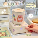 Быстрое охлаждение и охлаждение, отопление, водяной чашка, холодный напиток студента, холодная чашка, ледяной чашку, артефакт напитков сетка красный день рождения подарок на день рождения