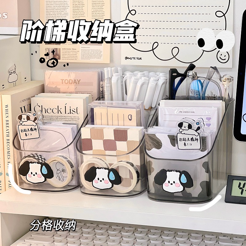 桌面化妆品口红收纳盒化妆盒透明