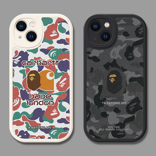 11手机壳iPhonexs 适用苹果17 678个性 潮牌猿人彩迷情侣华为mate60皮nova12全包oppo防摔vivo