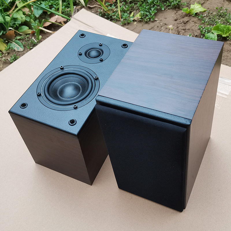 无源卫星音箱副箱桌面真高音环绕功放机低音炮4寸高保真书架音响