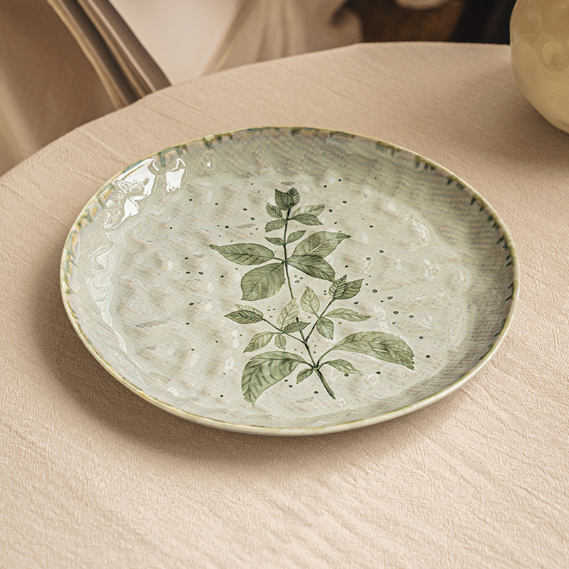 悠瓷 特别好看的盘子8.5英寸陶瓷浅盘西餐意面盘餐厅蛋糕甜品摆盘,餐饮具,盘,淘宝优惠券,粉丝福利购,淘宝优惠卷