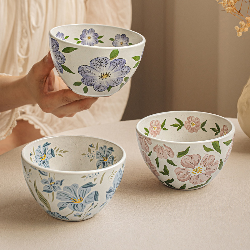 悠瓷 4.5英寸芝麻釉高碗陶瓷吃饭碗家用米饭碗喝汤小碗甜品酸奶碗,餐饮具,碗,淘宝优惠券,粉丝福利购,淘宝优惠卷