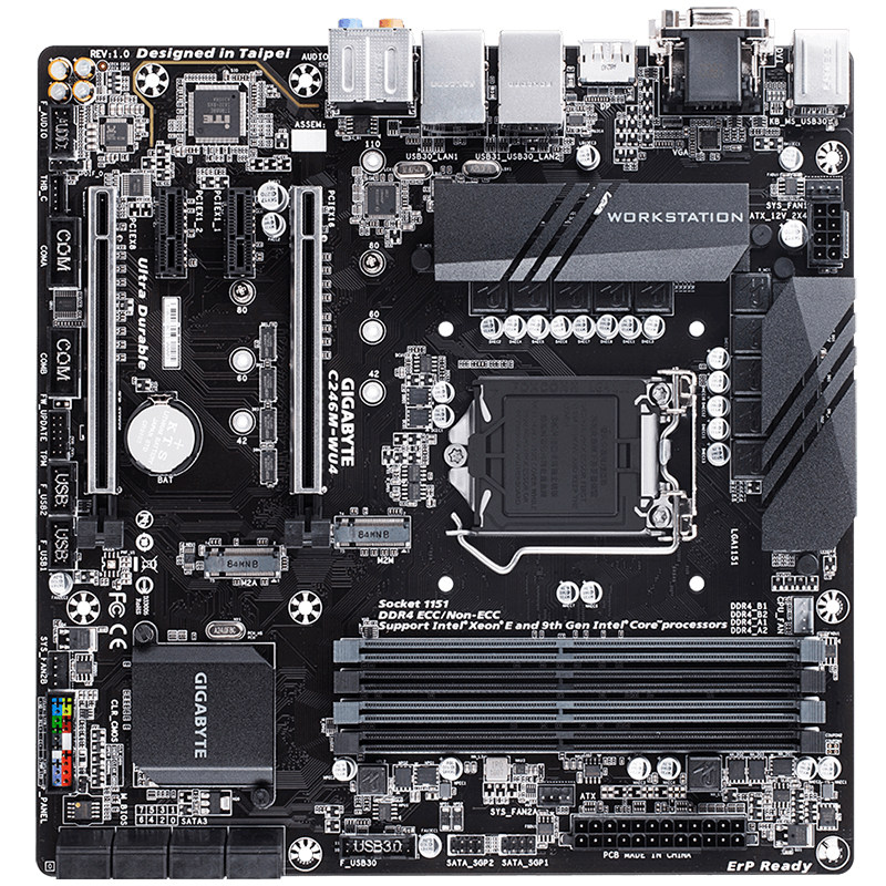 技嘉 C246M-WU4 LGA 1151工作站主板/双千兆网卡/双M.2支持雷电在类目 电脑硬件/显示器/电脑周边, 主板中 - 来自Buy2taobao.com提供专业的淘宝代购服务