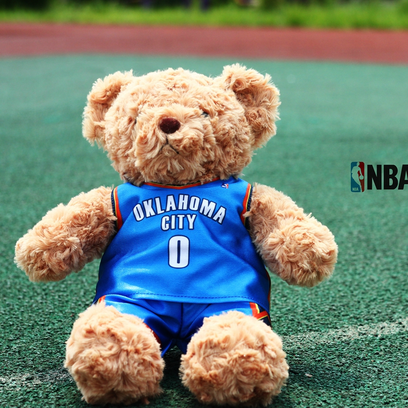 詹姆斯毛绒玩具公仔泰迪NBA熊