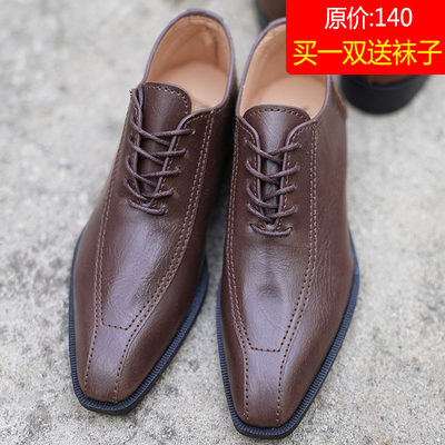 BJD娃鞋 ID75壮叔正装西装皮鞋 现货