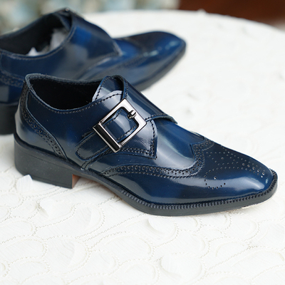 BJD娃鞋 ID75叔正装皮鞋手工擦色牛皮皮鞋（发货时间为2月10号）