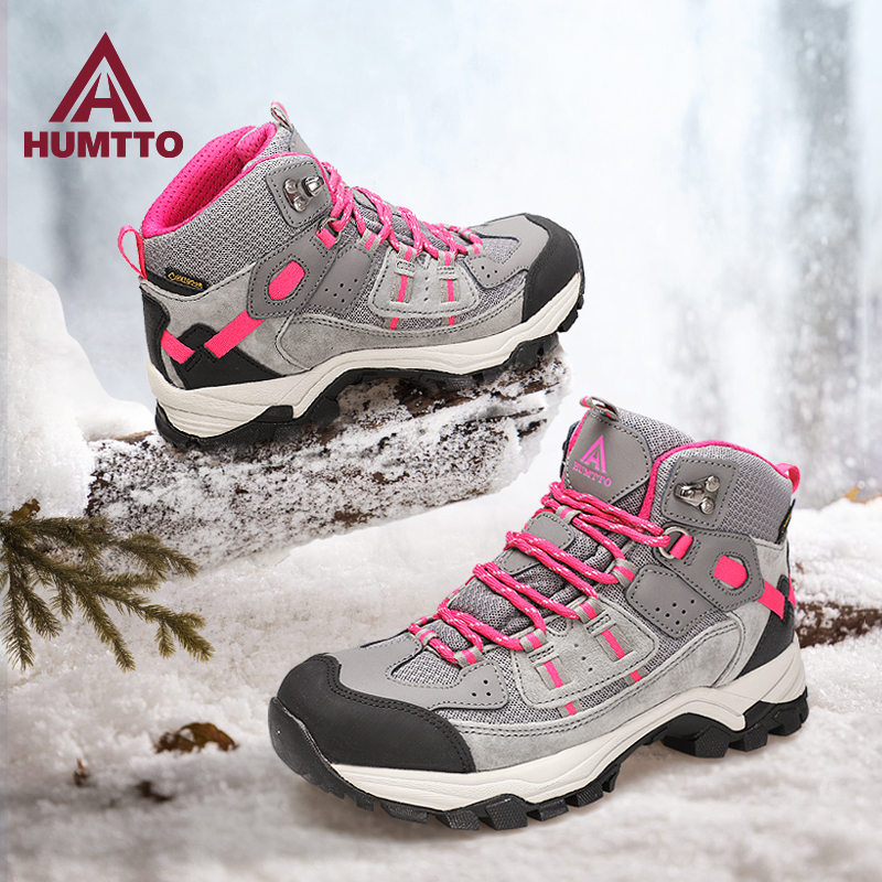 悍途加绒高帮女鞋保暖抗寒雪地靴