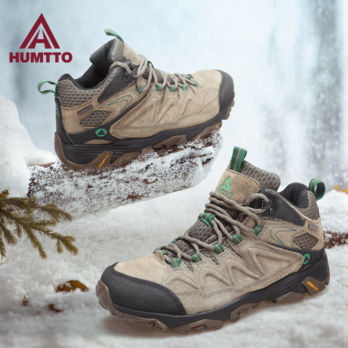 悍途冬季加绒雪地靴男防寒