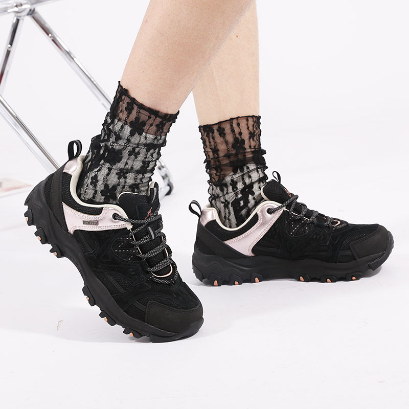 悍途户外鞋女士夏季官网低帮厚底登山鞋透气防滑运动休闲徒步女鞋