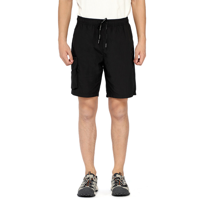 悍途运动短裤男夏季新款简约修身亲肤弹力透气宽松直筒户外运动裤