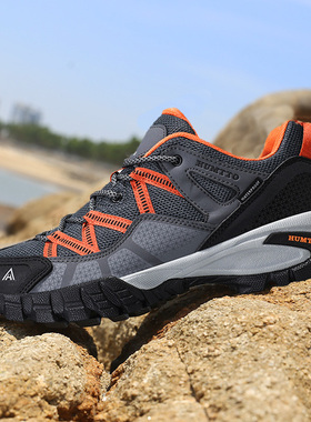 悍途登山鞋男秋冬越野防泼水防滑耐磨户外鞋运动专业外贸徒步鞋女