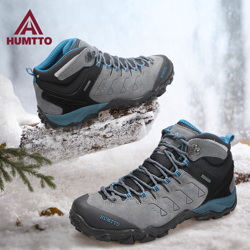 悍途加绒保暖登山鞋男士高帮防滑