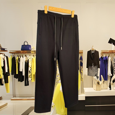 买手店女装小众设计师款女士休闲裤子2025新款黑色卫裤时尚洋气潮