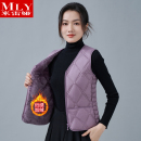 2025秋冬季新款羽绒棉马甲女士加绒马夹内穿加厚大码修身保暖背心