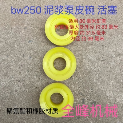 BW衡阳250泥浆泵三缸注浆泵配件泵头缸套活塞皮碗皮圈密封圈