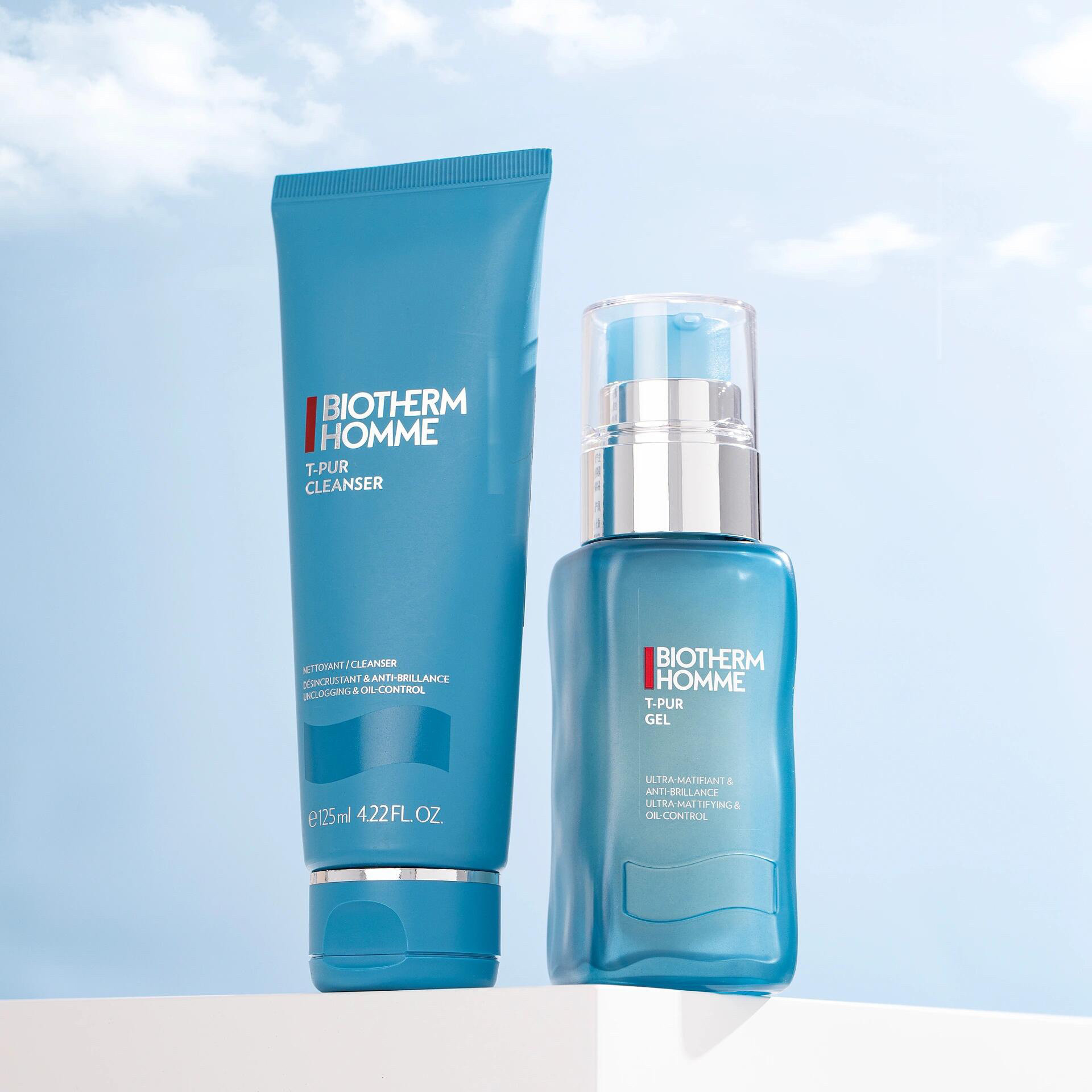 Biotherm碧欧泉男士清爽控油净痘水动力洁面洗面奶润肤乳护肤套装