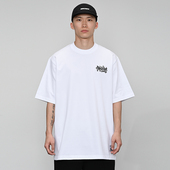 宽松t恤 嘻哈滑板 重磅短袖 bboy街舞 hiphop popping涂鸦潮流滑板