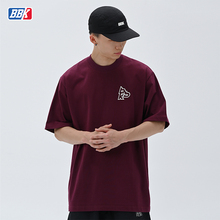 BBK 宽松T恤街舞滑板 BBOY重磅小领口短袖HIPHOP潮流运动涂鸦