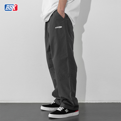 BBK直筒耐磨运动裤风裤