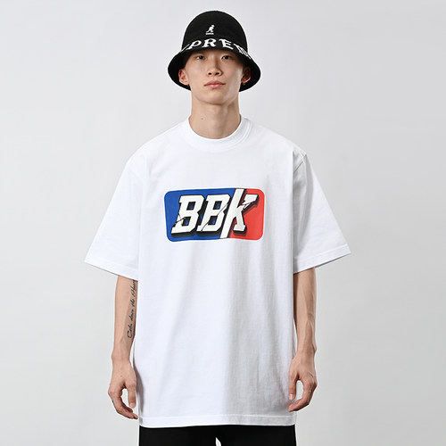 BBK短袖嘻哈重磅小领口