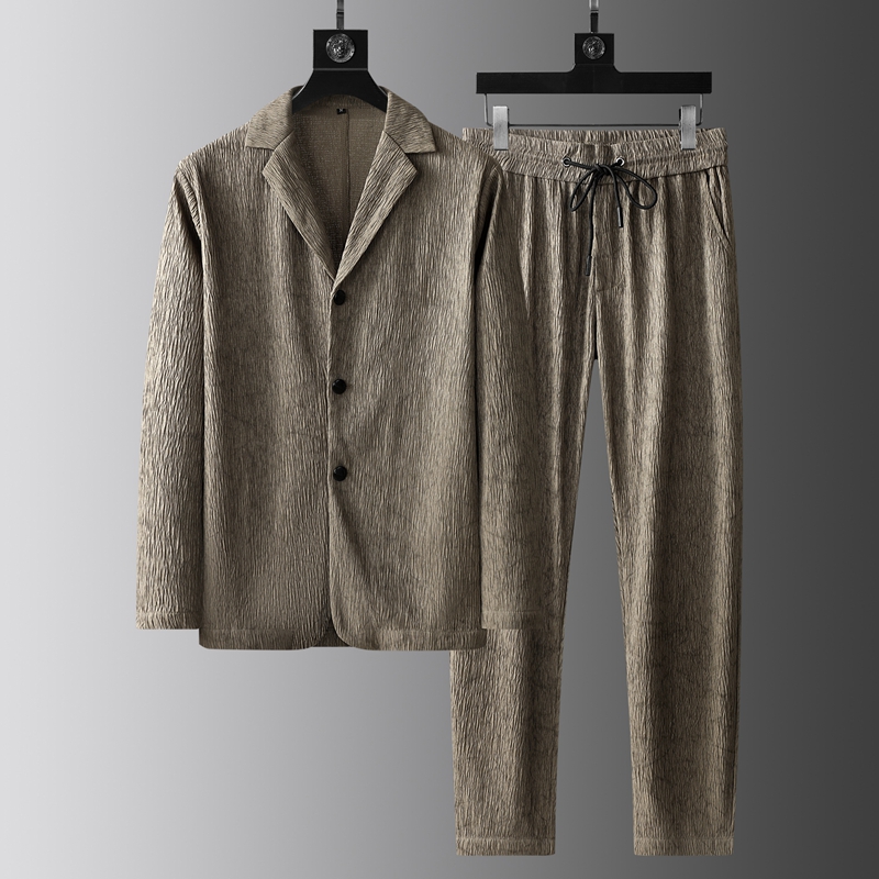 沃布梵春秋季休闲西装套装