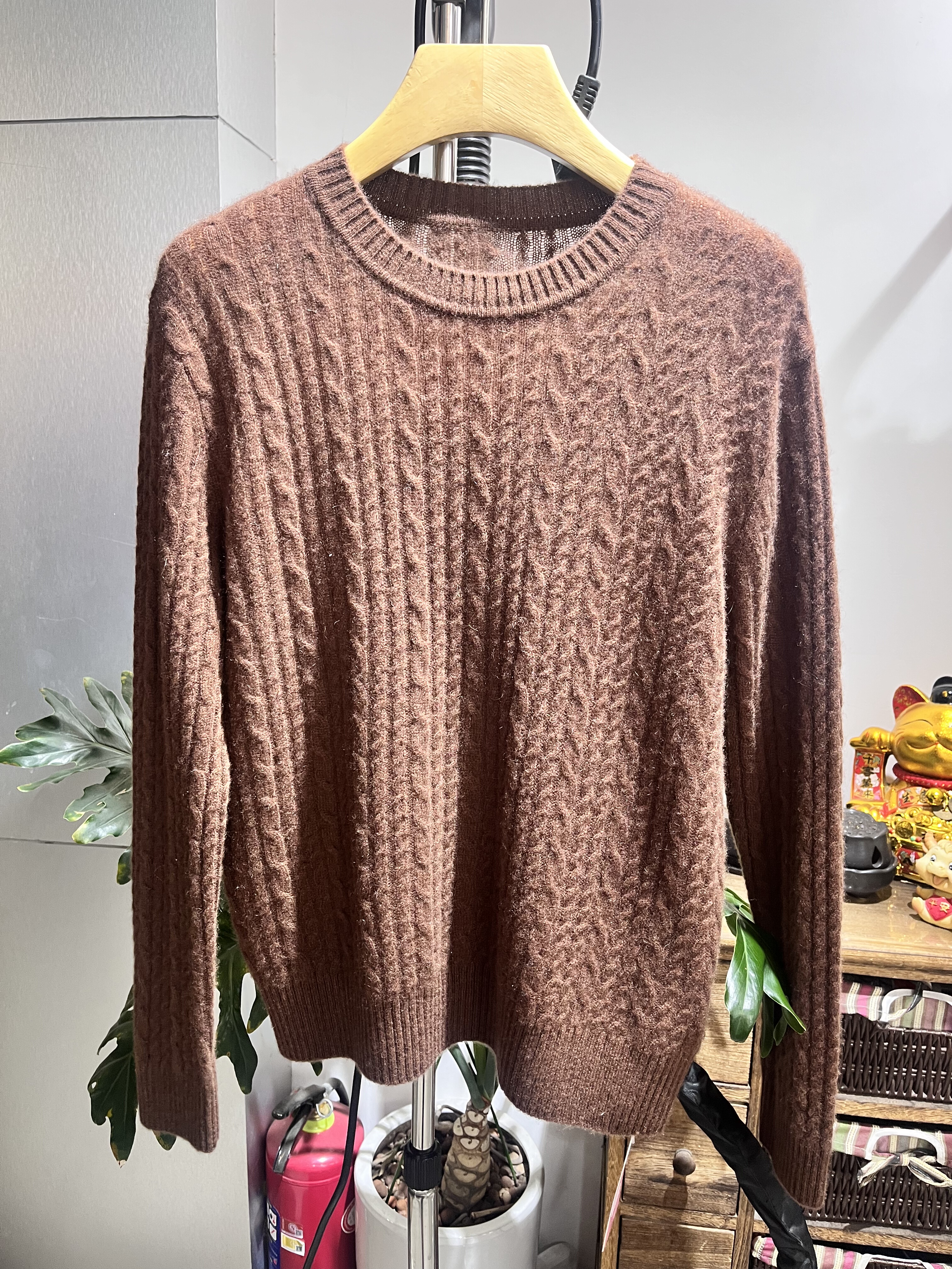 2026秋冬装新品百搭圆领纯山羊绒绞花毛衣羊绒针织衫女打底衫,女装/女士精品,羊绒衫,淘宝优惠券,粉丝福利购,淘宝优惠卷