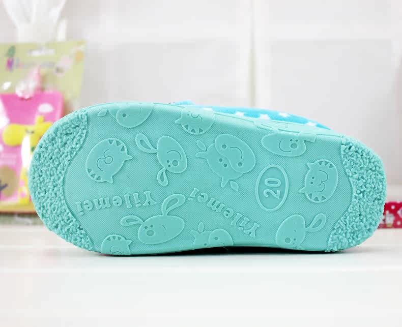 Pantoufles enfants en suède - Ref 1031073 Image 4