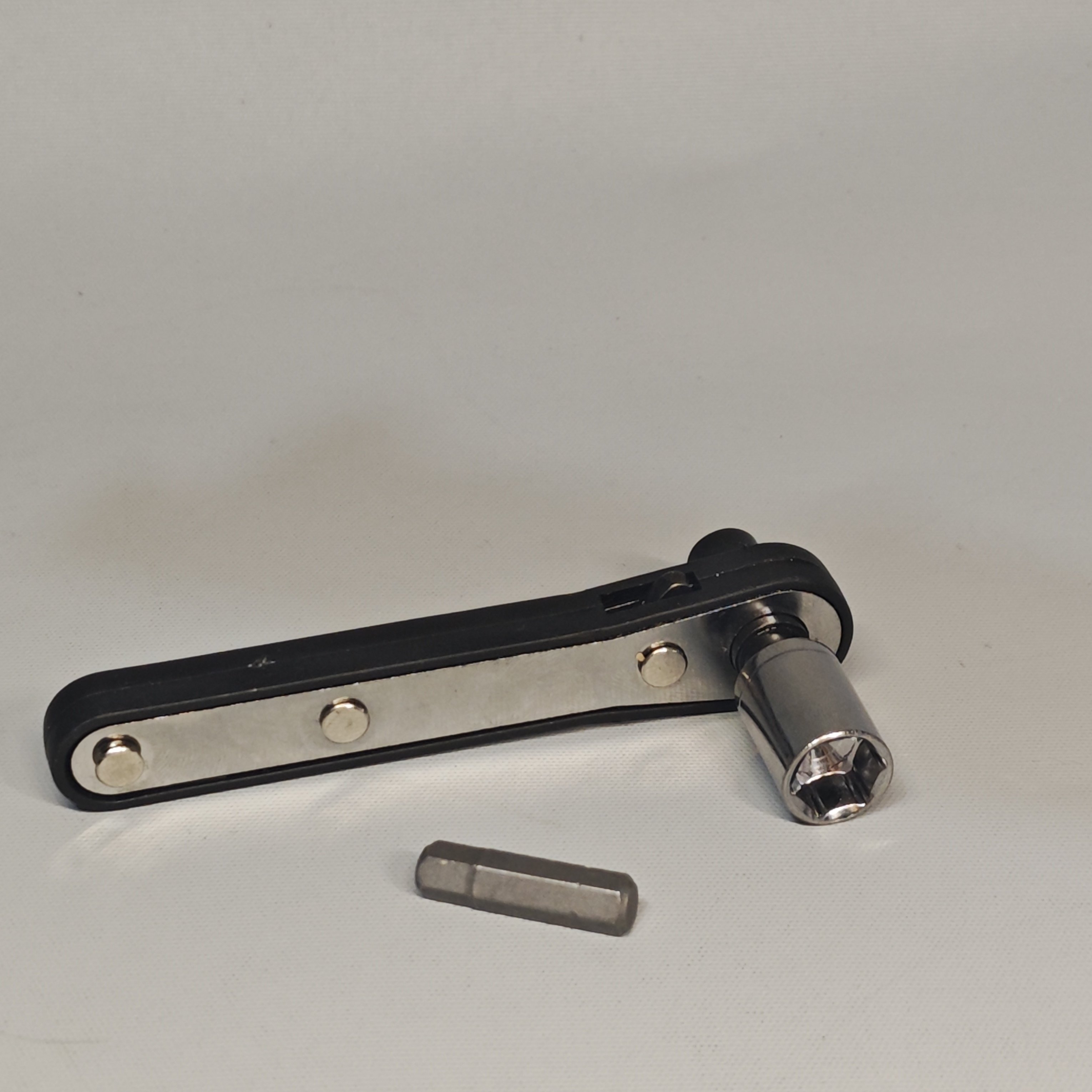 自行车专用L型棘轮扳手 标配H6内六角批头 脚踏花鼓维修便携工具