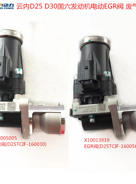 汽车原厂配件云内D25D30国六发动机电动EGR阀X10005005 X10013919