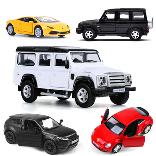 五寸仿真合金汽车模型GTR丰田GT86开门回力玩具金属车越野车跑车