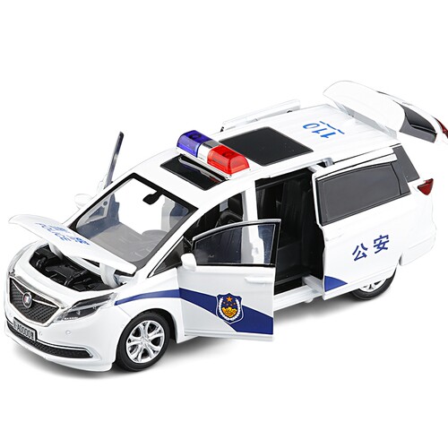 奥迪1/32gl8避震转向路虎警车