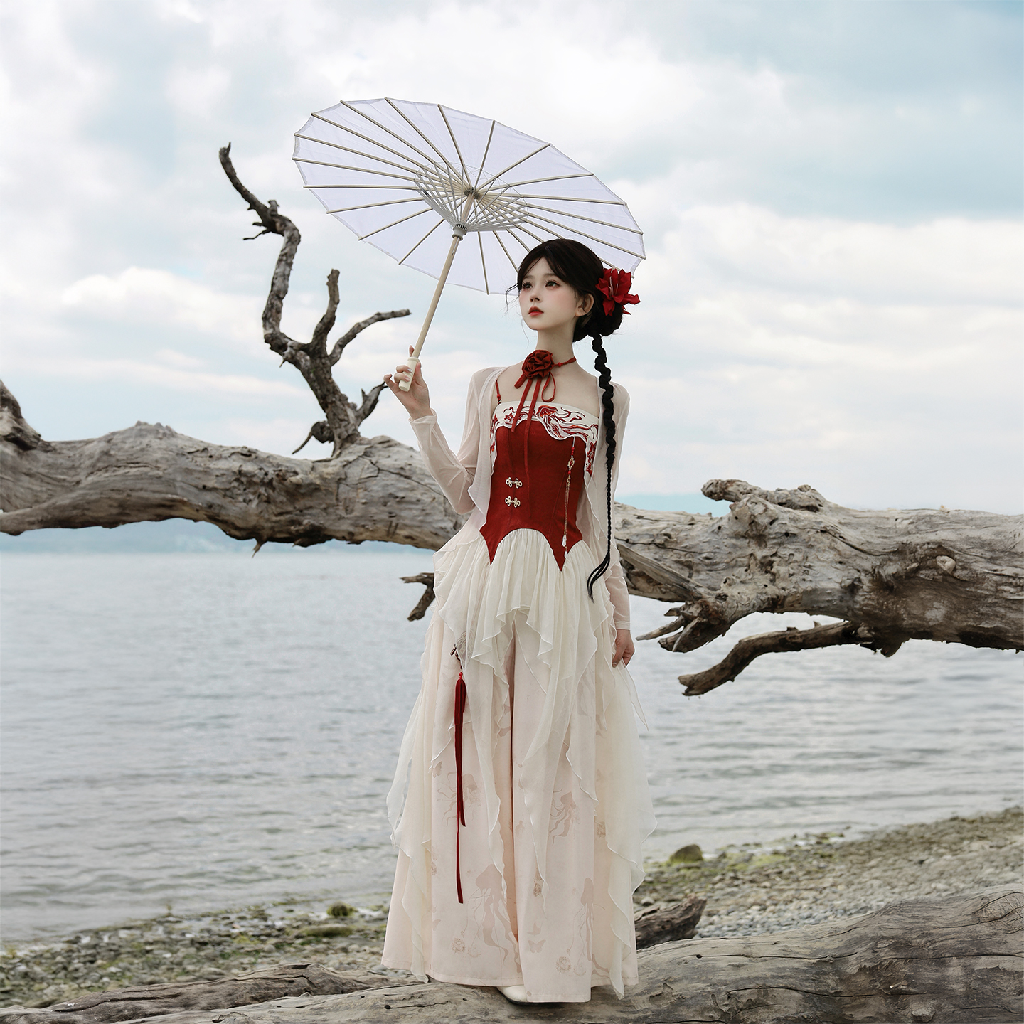 新中式國風三件套古風漢元素套裝